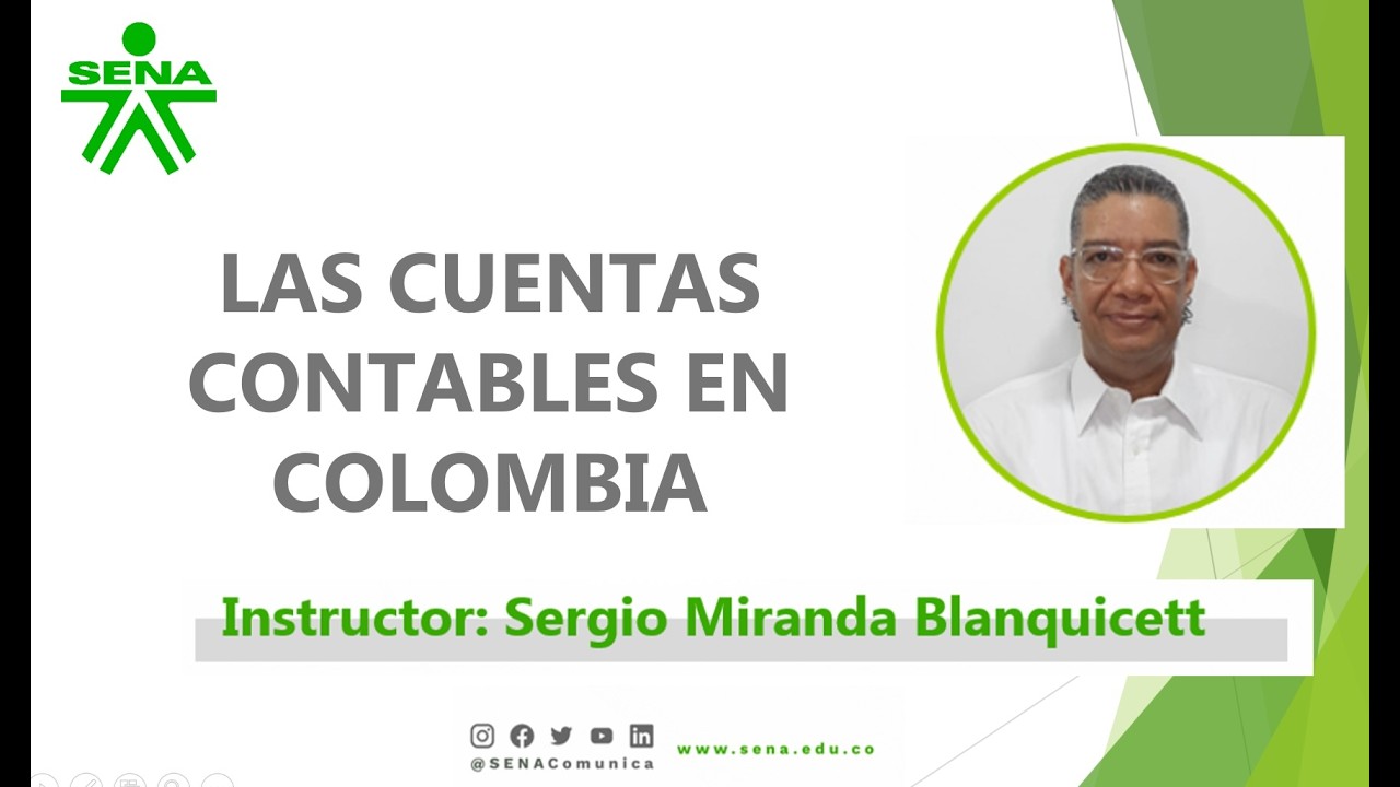 Las cuentas contables en Colombia