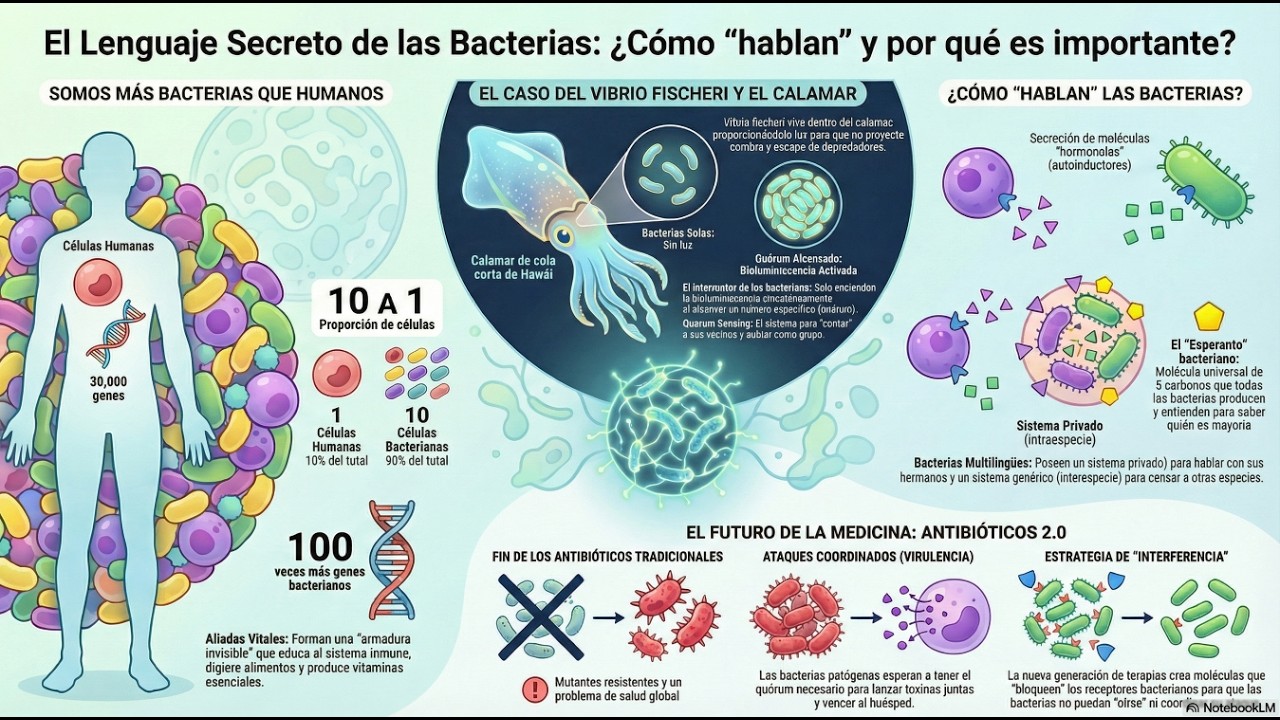 ¿Cómo se comunican entre sí las bacterias?
