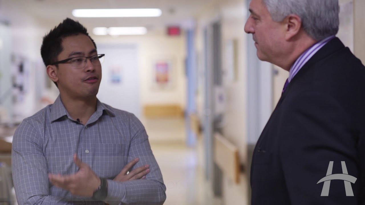 Rob gets a tour of the Cardiac Surgery Unit, 5 South