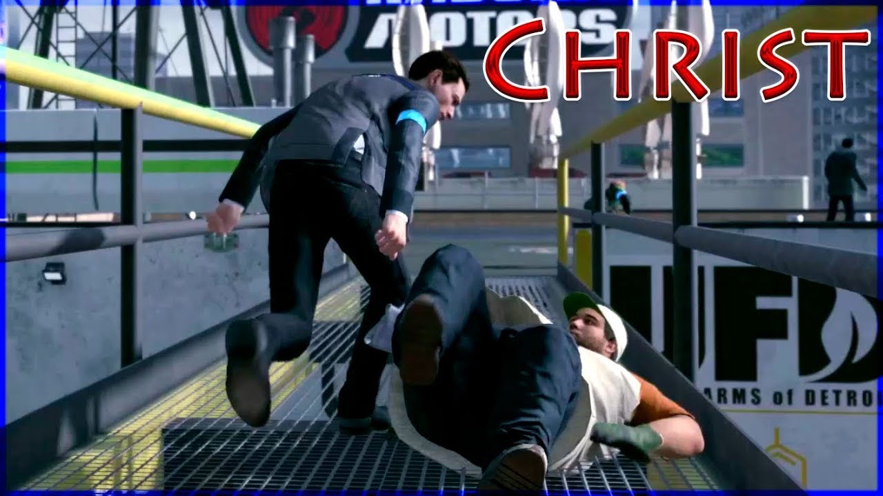 Connor Chases Rupert | QTE Fails | Detroit Become Human Game