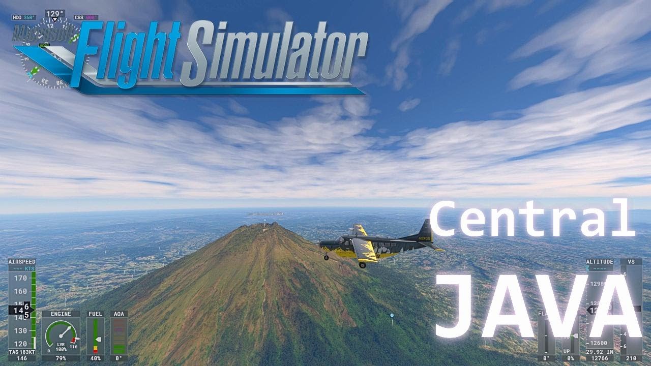 4K Central Java Indonesia [Microsoft Flight Simulator 2020]