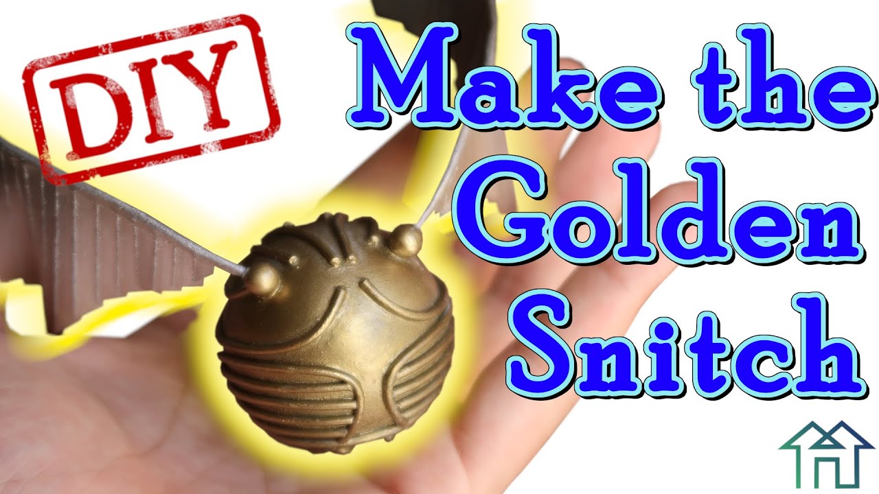 HARRY POTTER | How to Make the GOLDEN SNITCH