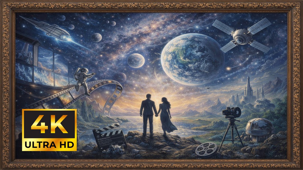 4K Vintage Oil Painting - Interstellar | Frame TV Art Wallpaper (No Music)