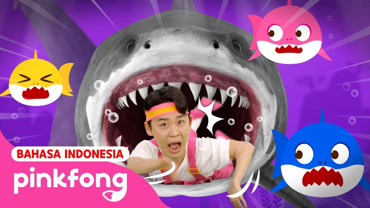 Lari! Ada Hiu! | Main Bareng Hoi | Kartun Anak | Pinkfong Indonesia