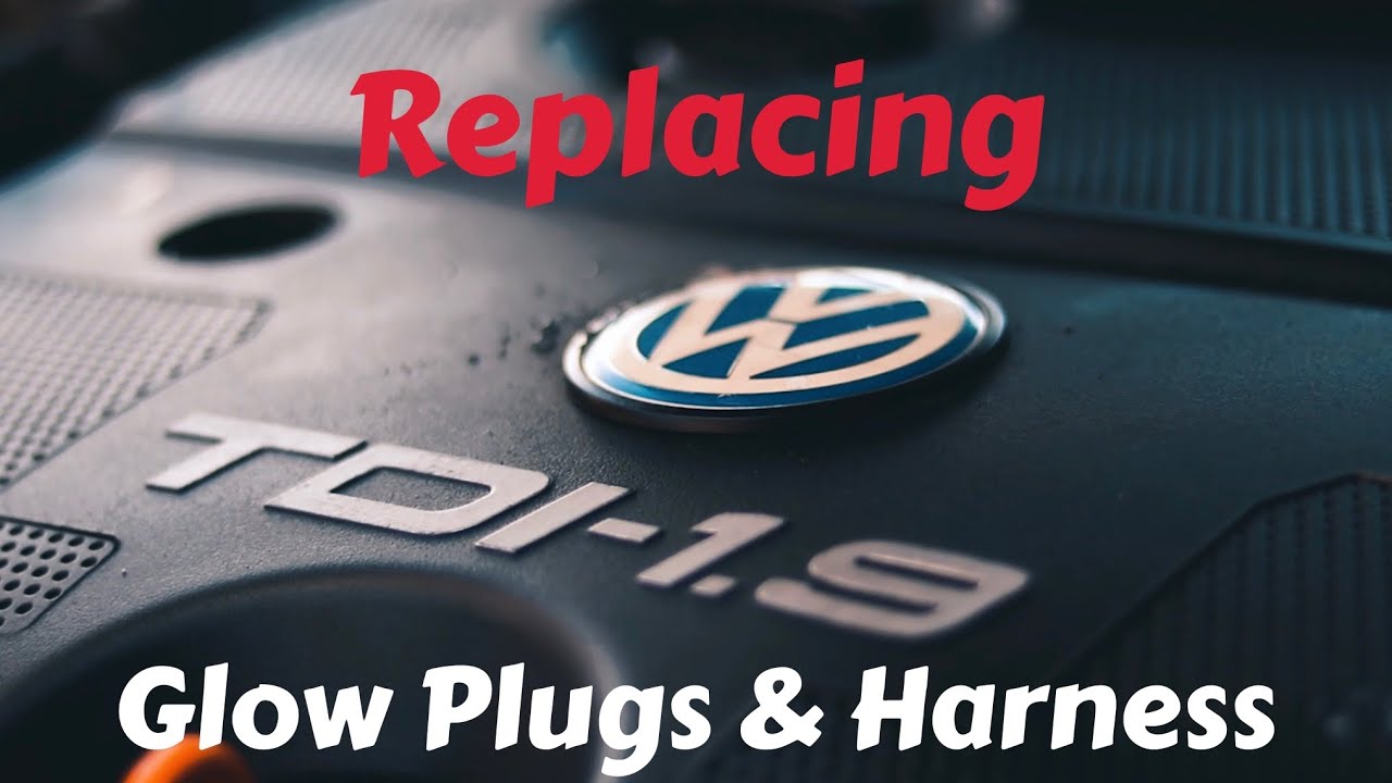 Замена свечей накаливания и жгута проводов на VW Jetta TDI MK4