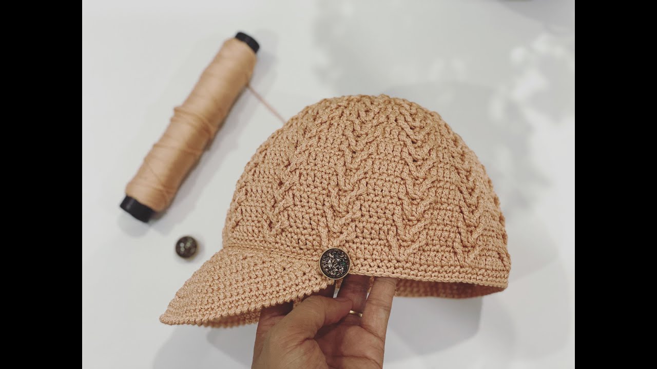 #39. Crochet Cap - Hướng Dẫn Móc Nón Lưỡi Trai