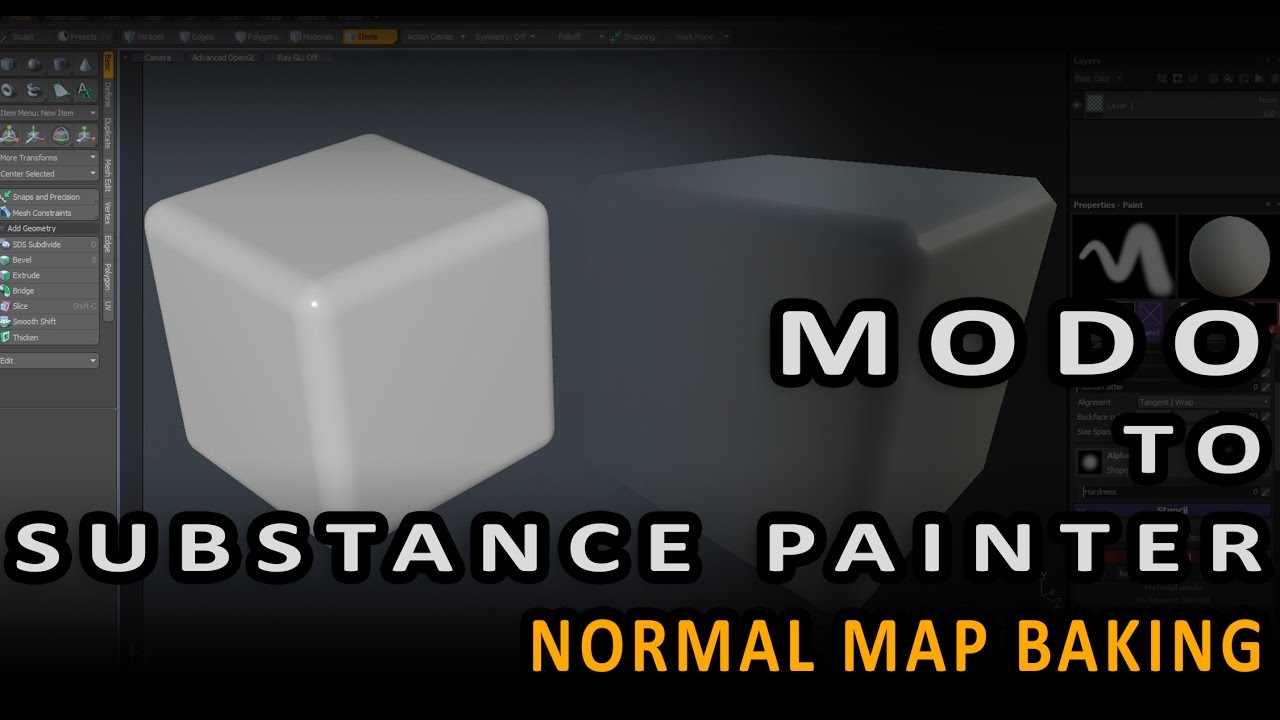 Modo to Substance Painter Baking