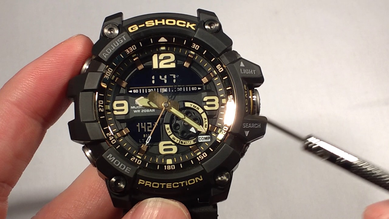 Casio G-Shock GG1000 Mudmaster Hands On Function Demo, Not Unboxing or Review, GG-1000-GB vs GA-1000
