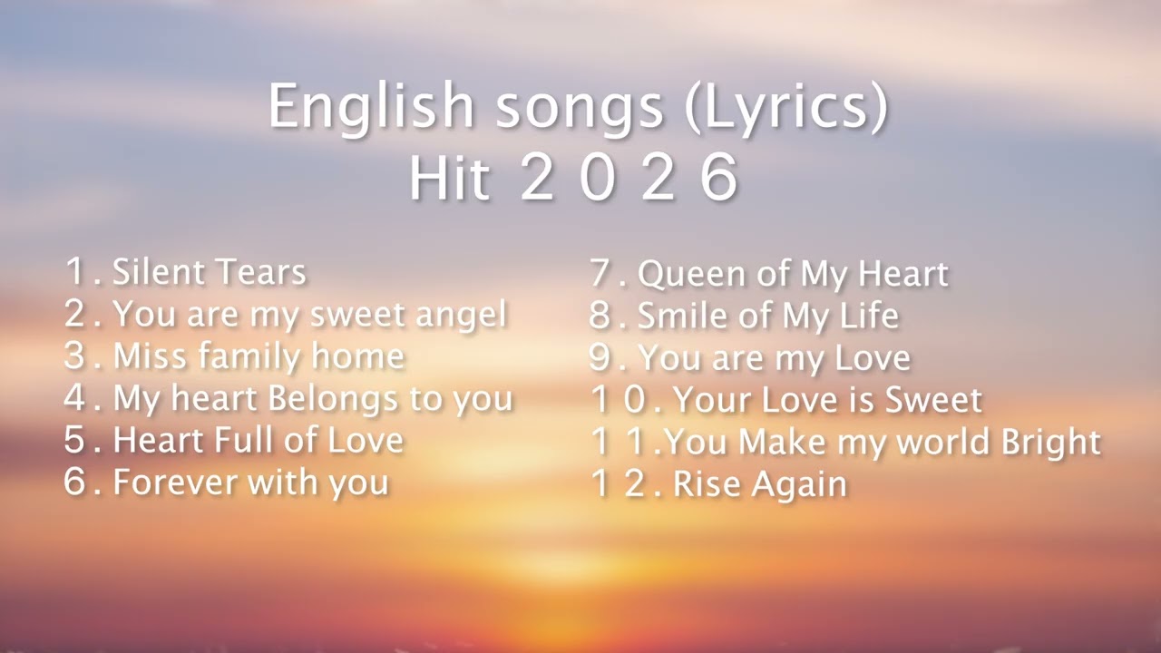 English Songs-Romantic Song | Love Song (Lyrics)