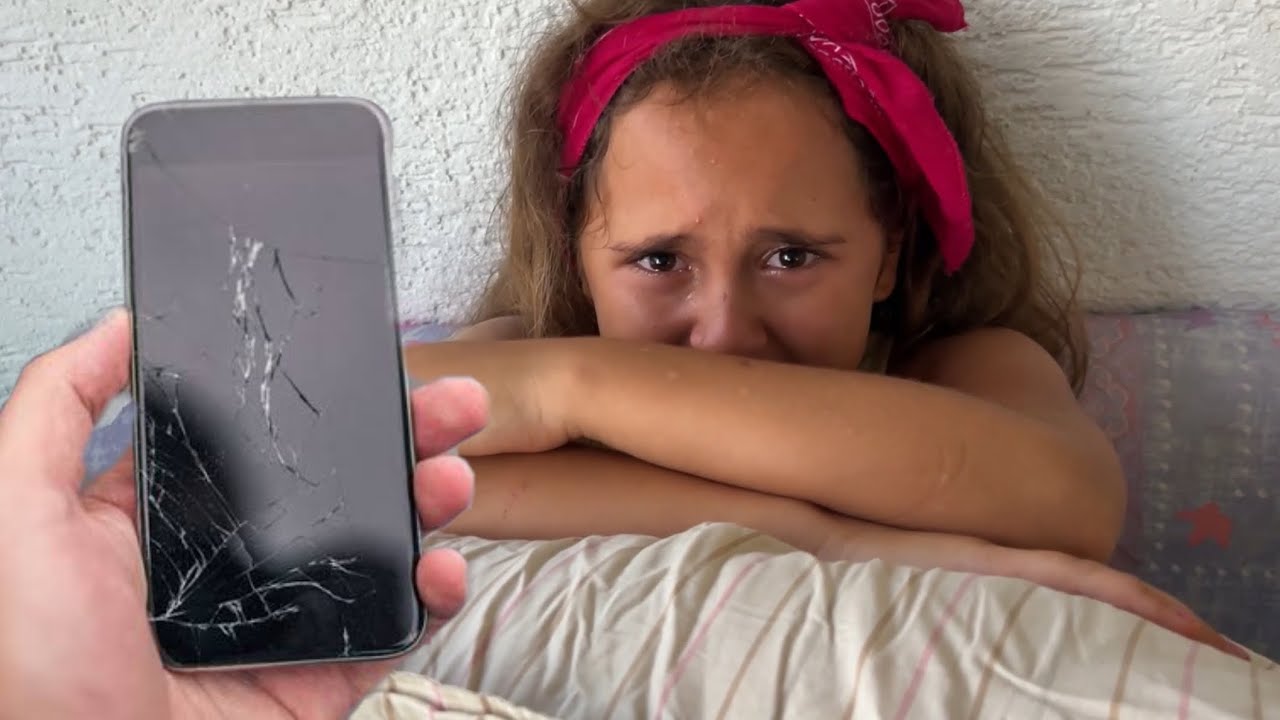 ASLI YARENİN TELEFONU KIRILDI !! ÇOK AĞLADI #challenge #vlog #24saat