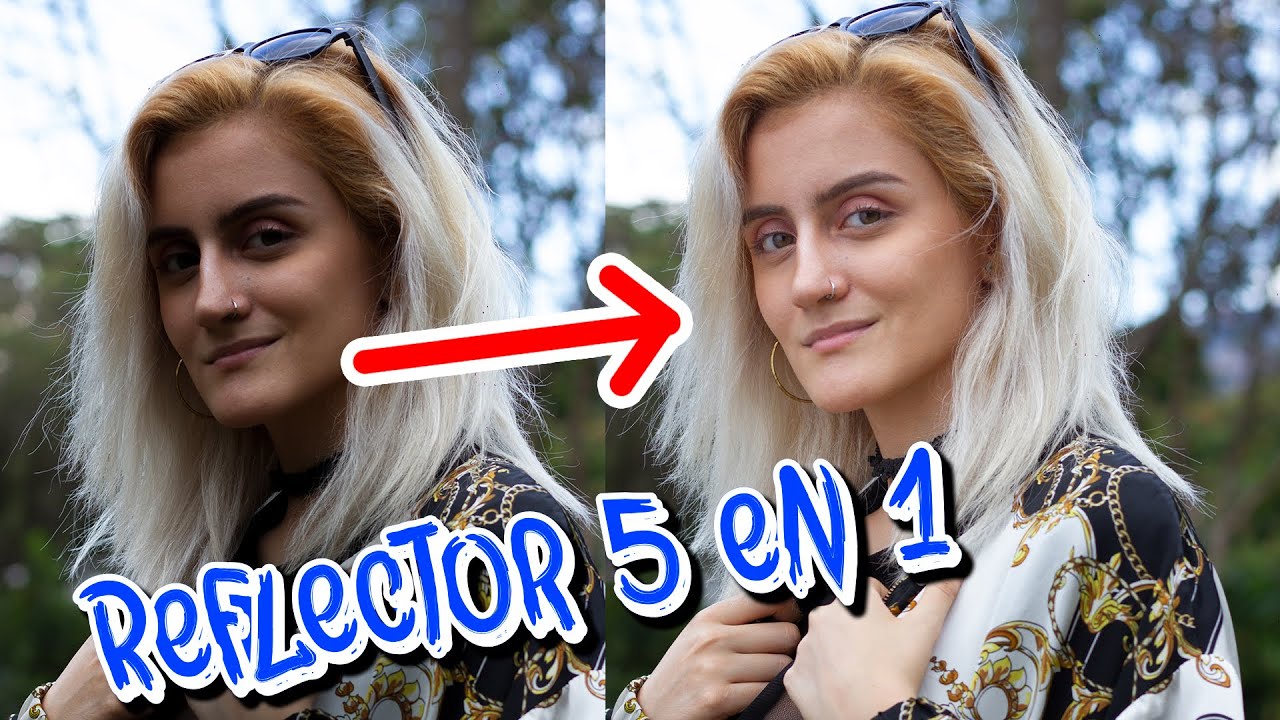 CÓMO USAR UN REFLECTOR Y CONTROLAR LA LUZ EN TUS SESIONES DE FOTOS!!