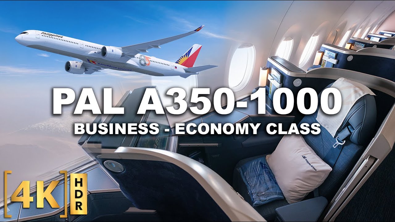 Flying the FIRST-EVER A350-1000 in Southeast Asia! Philippine Airlines Business & Economy to Bangkok