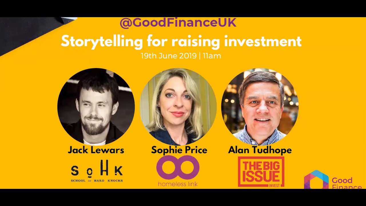 Why is storytelling important for raising social investment?