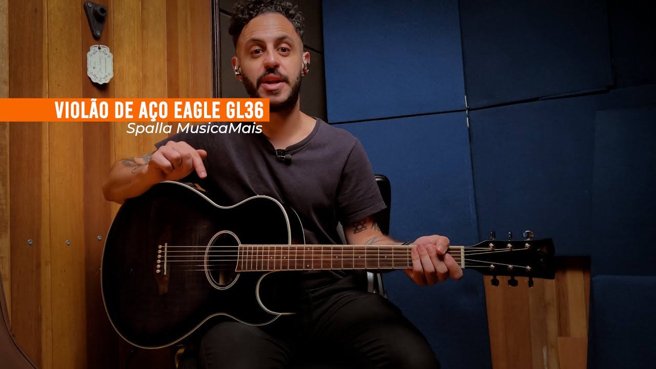 Conhe&ccedil;a o Viol&atilde;o de A&ccedil;o Mini Jumbo Eagle GL 36