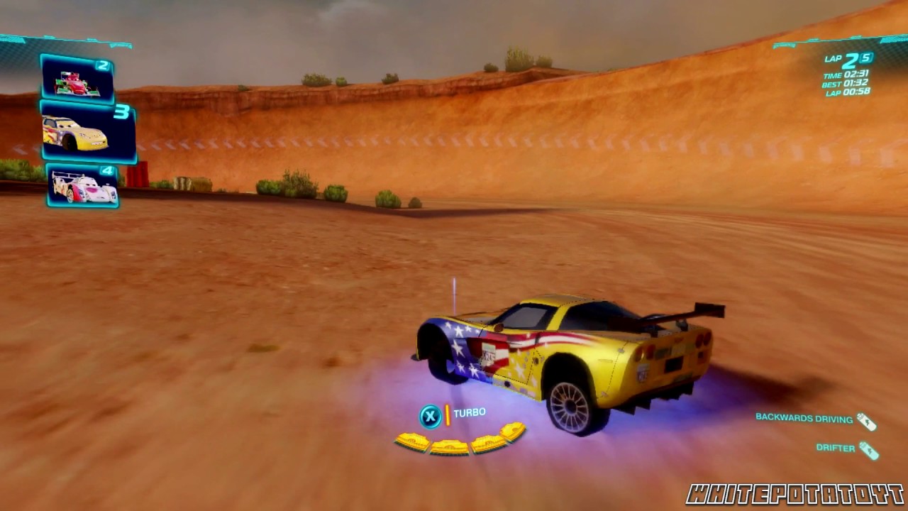 Cars 2: The Video Game | Request | Jeff Gorvette - Canyon Run!