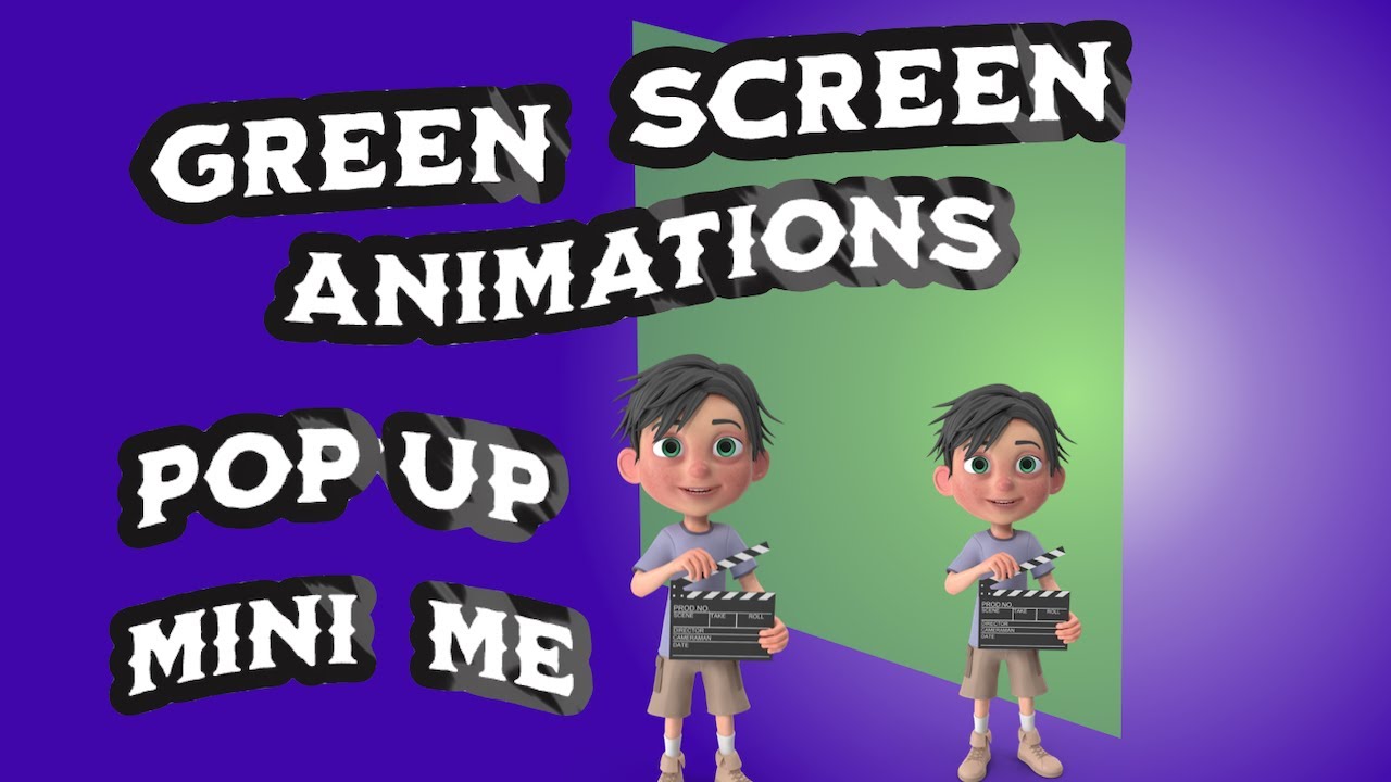 How did I create the pop up animated mini-me?