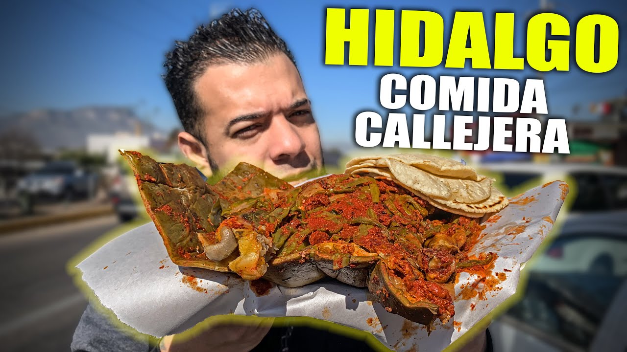 PROBANDO Toda la Comida CALLEJERA de Hidalgo / La mejor Barbacoa de MÉXICO
