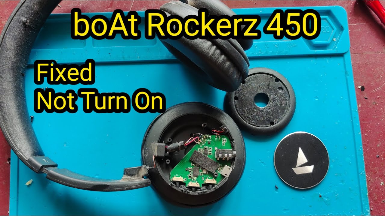 How to Fix Boat Rockerz 450 Not Turning On || button set