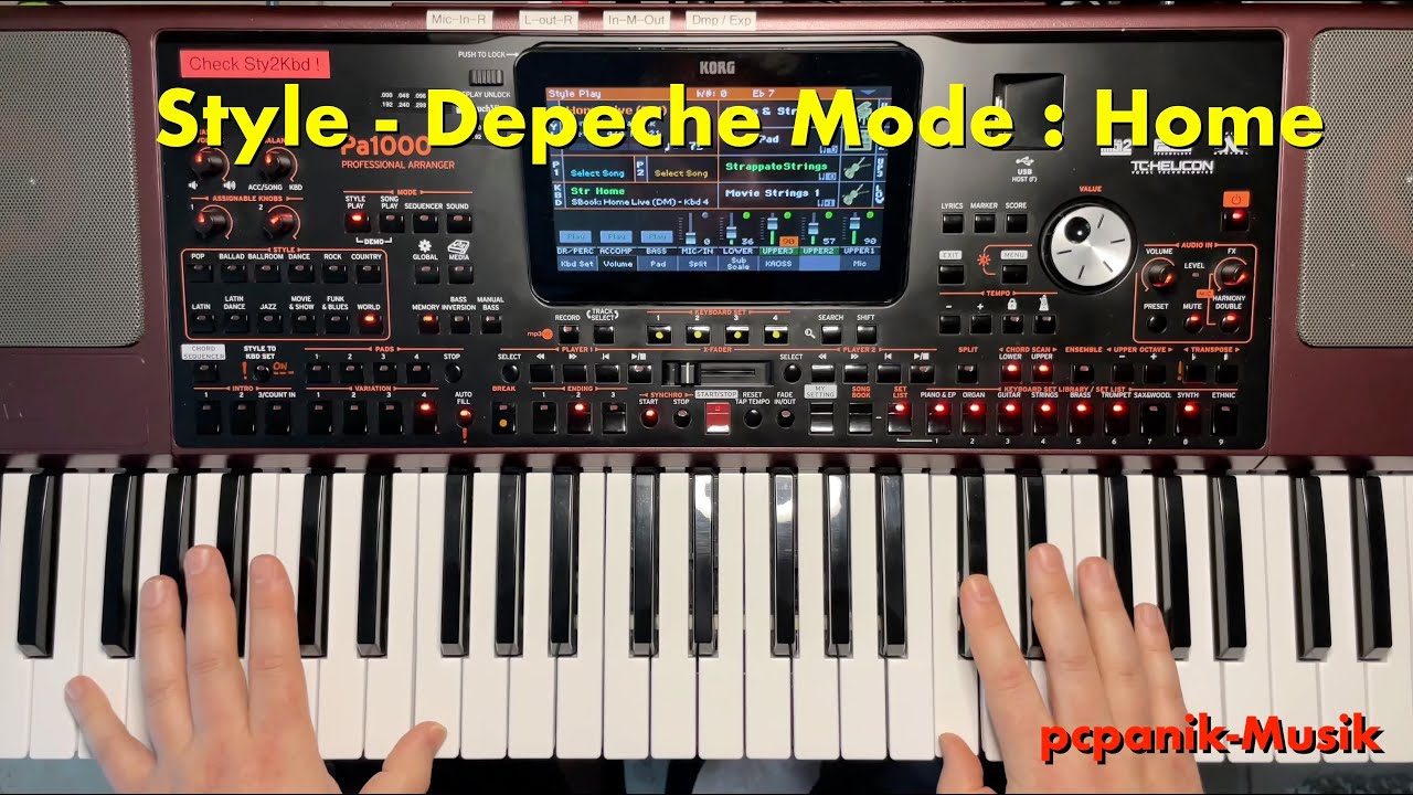pcpanik-Musik : Style - Depeche Mode Home