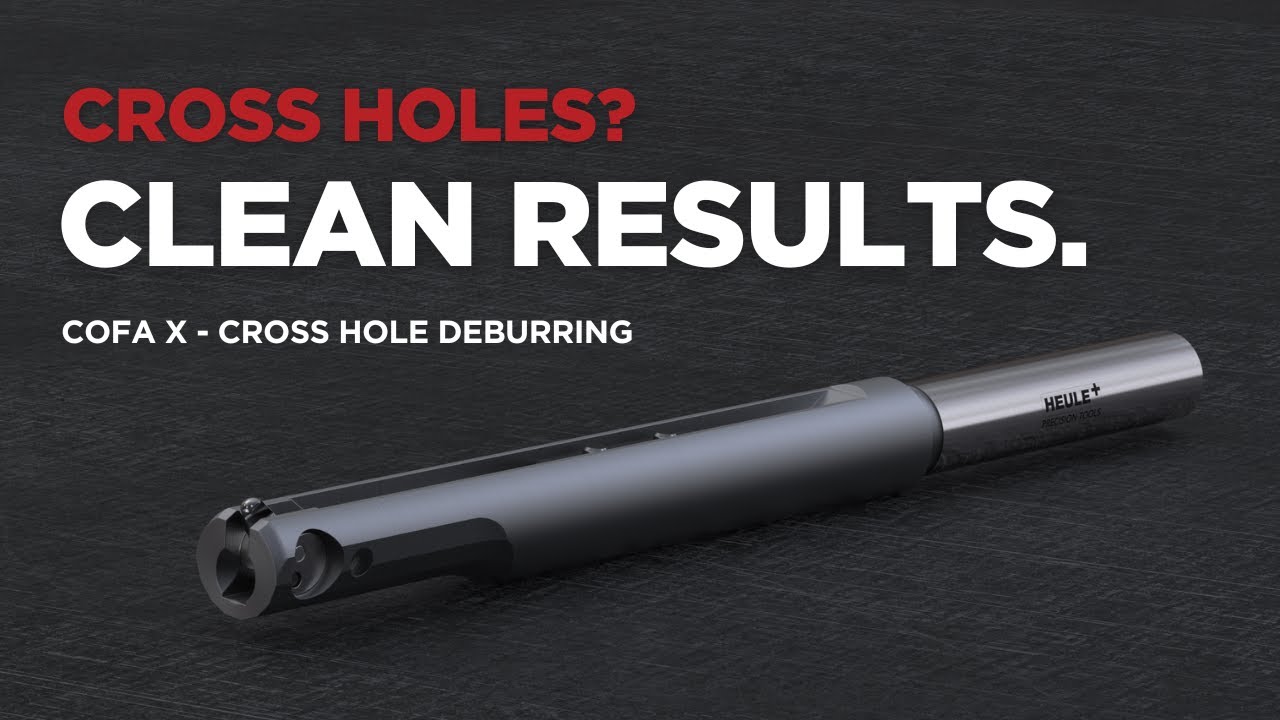 COFA-X Deburring Tool – Precision Cross-Hole Edge Finishing Made Easy