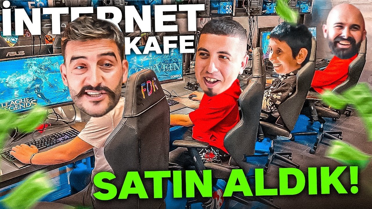 1 GÜN BOYUNCA İNTERNET CAFE SATIN ALDIK (YENİ KONSEPT)