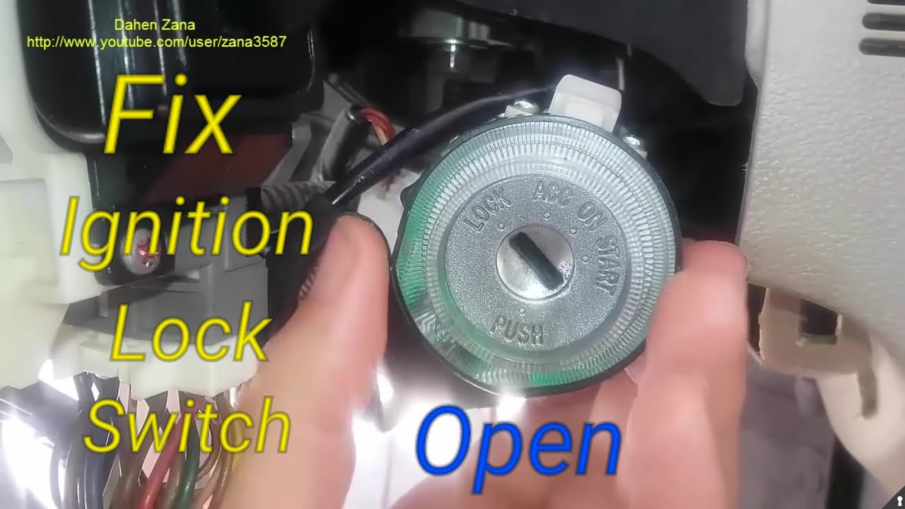 Fix ignition lock switch - Kia sportage  ( video 24)
