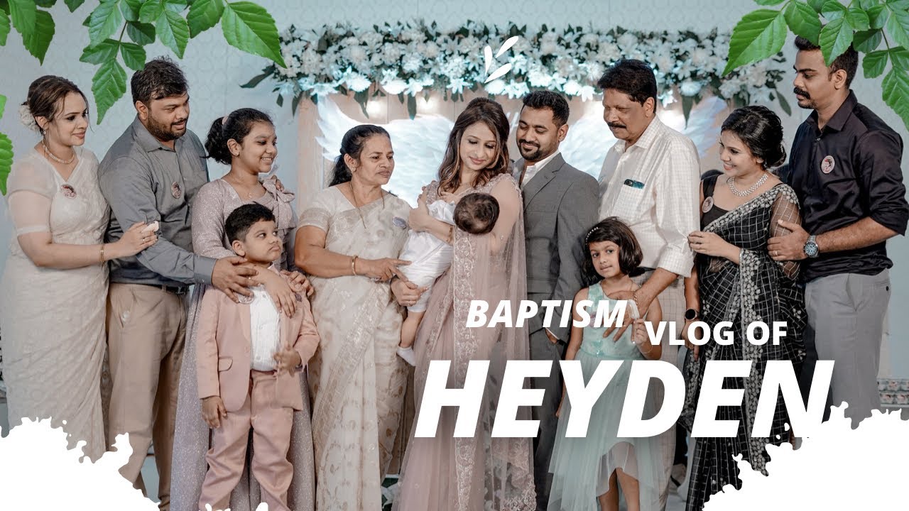 Baptism vlog of Heyden sijan| nephew  got baptised #baptism ❤️