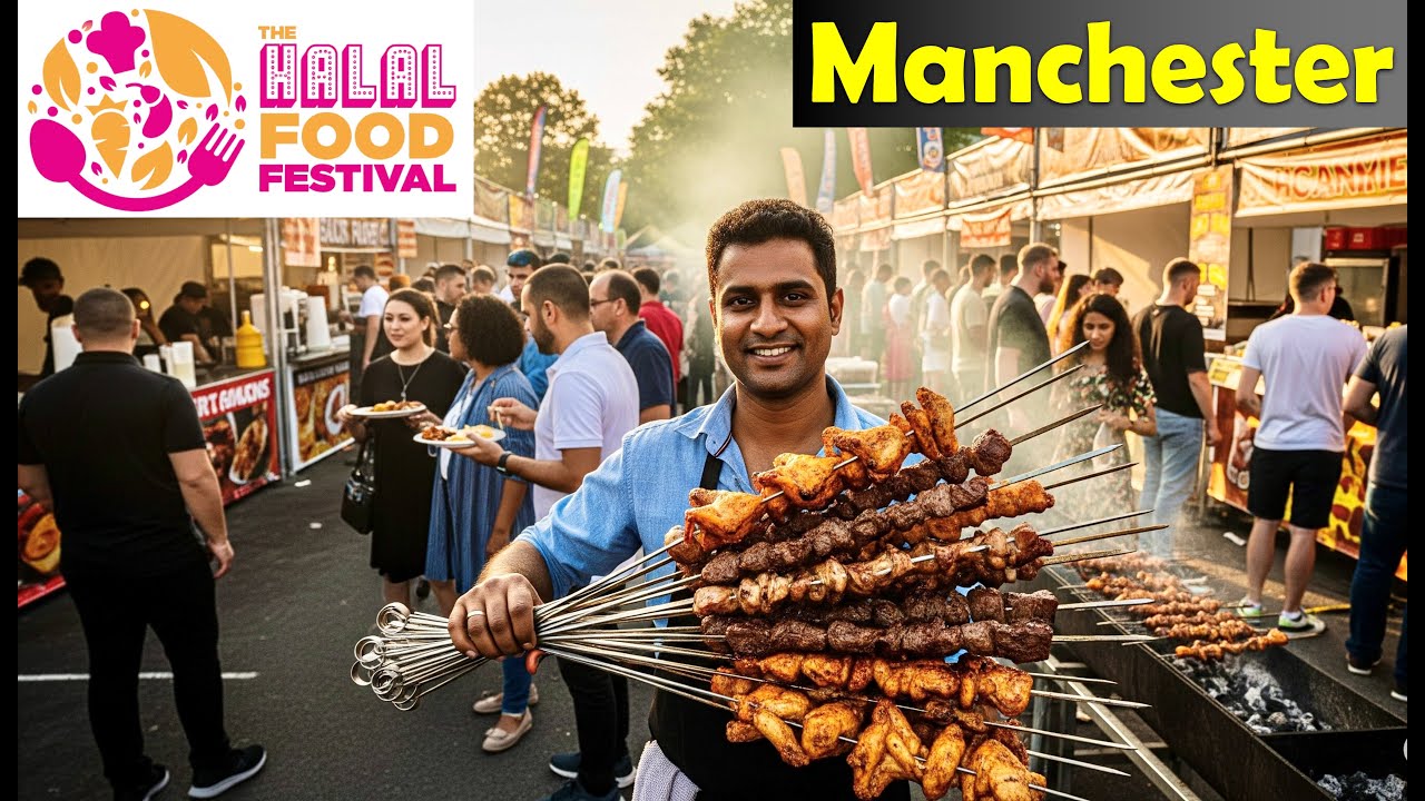 Halal Food Festival Highlights Manchester Trafford Center 2025