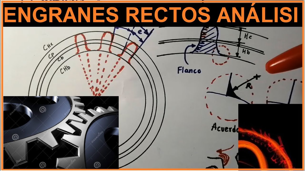 DISE&Ntilde;O DE ENGRANES RECTOS y an&aacute;lisis de interferencia.