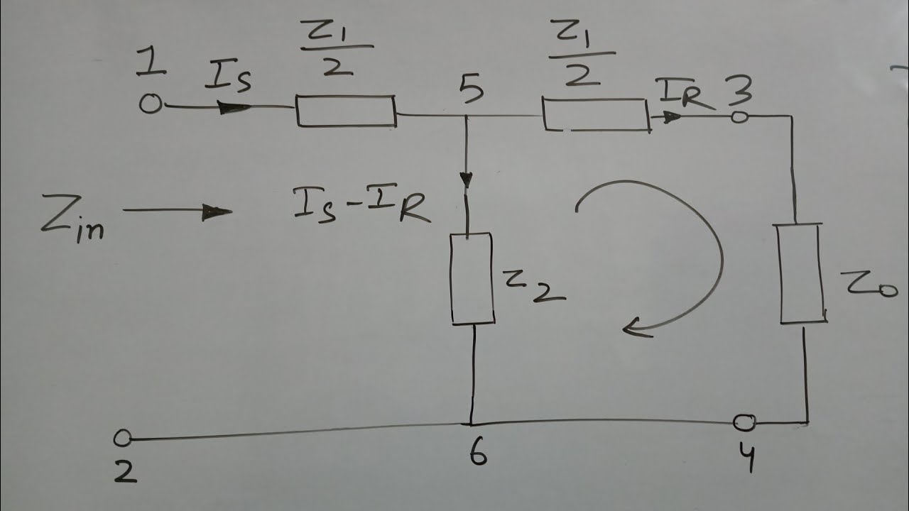 Propagation Constant of Symmetrical T Network | T Network |Propagation Constant of Transmission Line