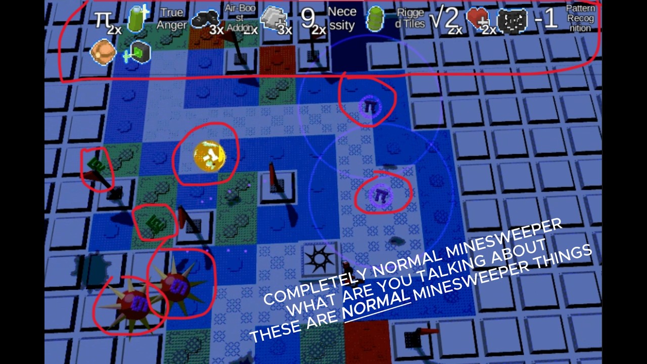 A Completely normal game of Minesweeper ft. The Intense Voice of Hatsune Miku