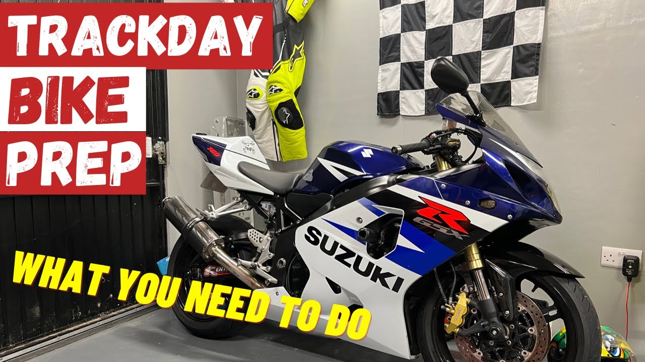 Motorcycle Trackday Bike Preparation - How To Get Ready For Your Motorbike Trackday part 1
