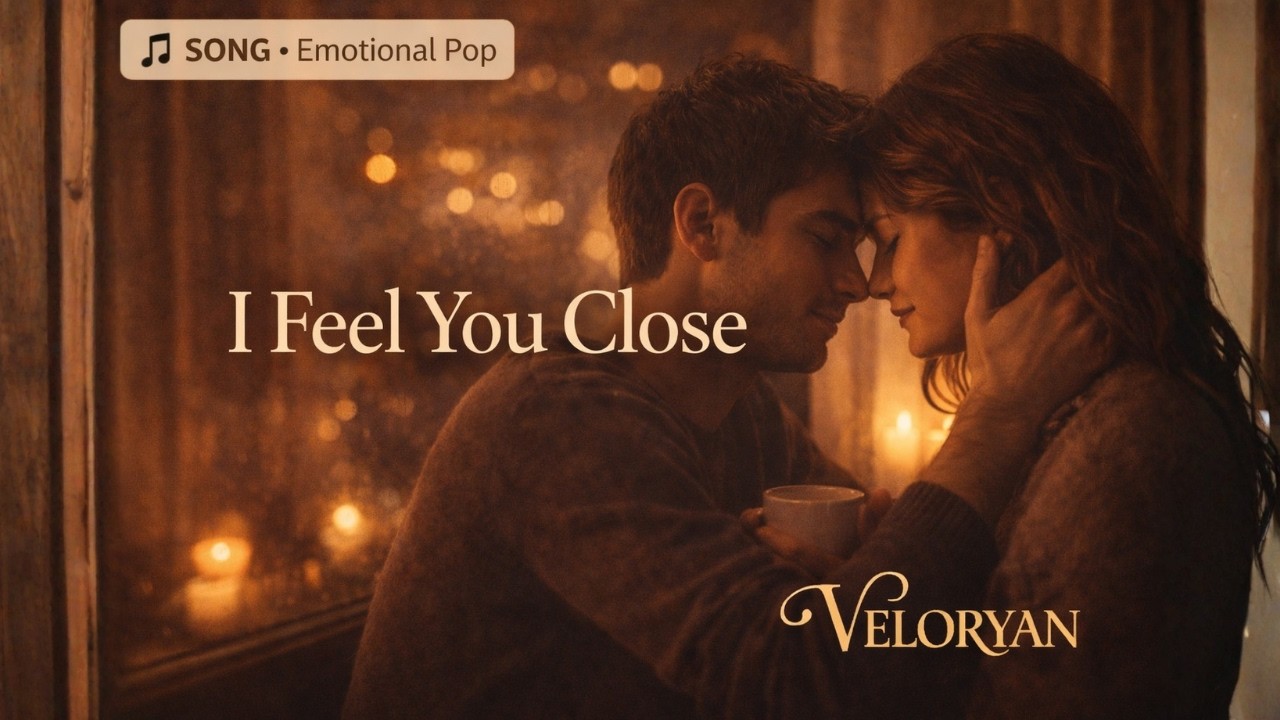 I Feel You Close – Emotional Pop Love Song | Quiet Love & Presence | VELORYAN