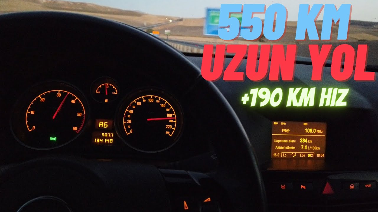 1.3 Dizel Astra H İle 550 KM Uzun Yol ( Kırşehir - Ankara ) [ UZUNYOL - VLOG ]