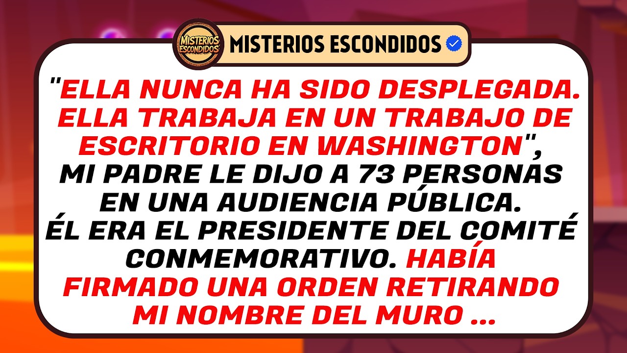 Quité Mi Nombre Del Memorial Por Orden De Mi Padre… Pero No Sabía Quién Estaba En La Tercera Fila.