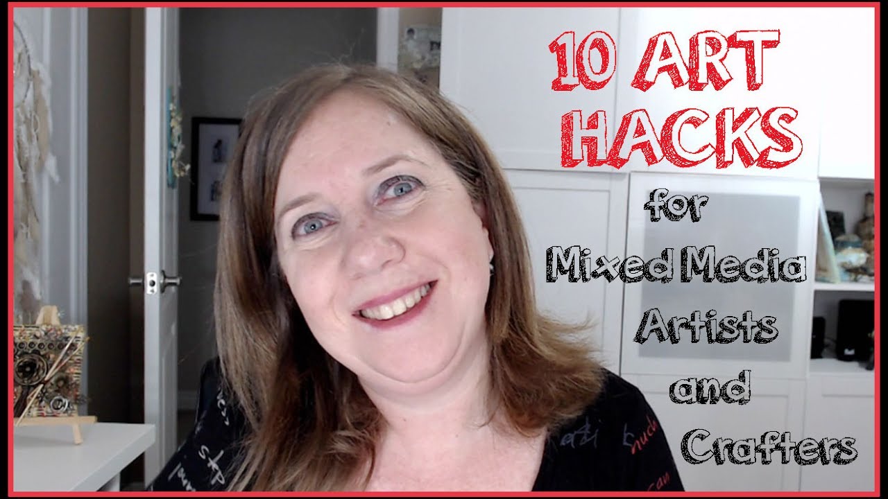 10 ART LIFE HACKS  for Mixed Media Artists and Crafters- Eco-Friendly Art
