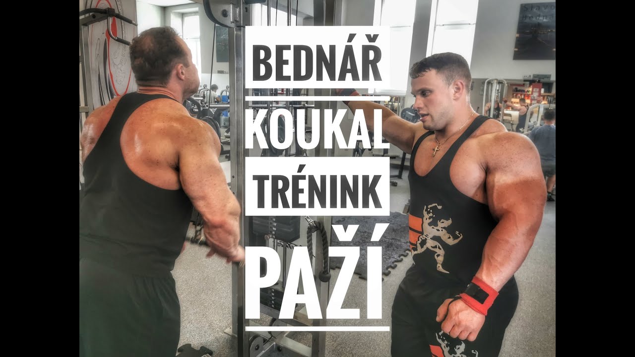 Slavoj Bednář a Pavel Koukal - trénink paží
