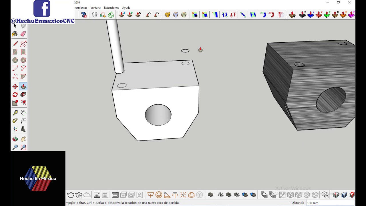 👉Planos de BALERO LINEAL diseño en skerchup, COMO SE HACE? 💻, proyecto de armado de 🔧CNC ROUTER🔨