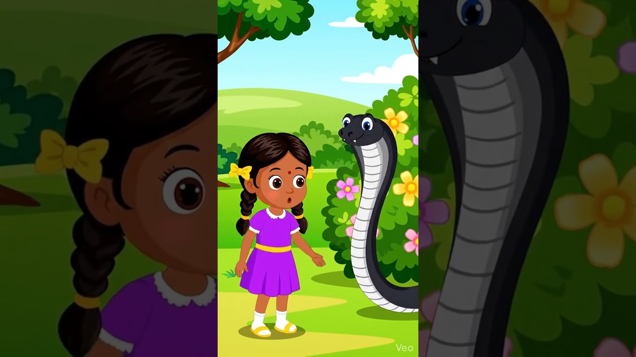 “🐍 Bachchi Ne Saap Se Kaha – Yaha Mat Aao | Hindi Kids Story”