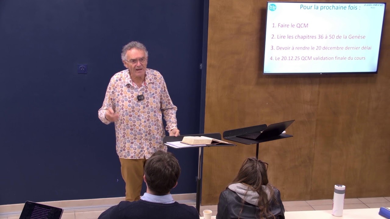 Introduction à la Genèse | Partie 6 (2025 - 2026)
