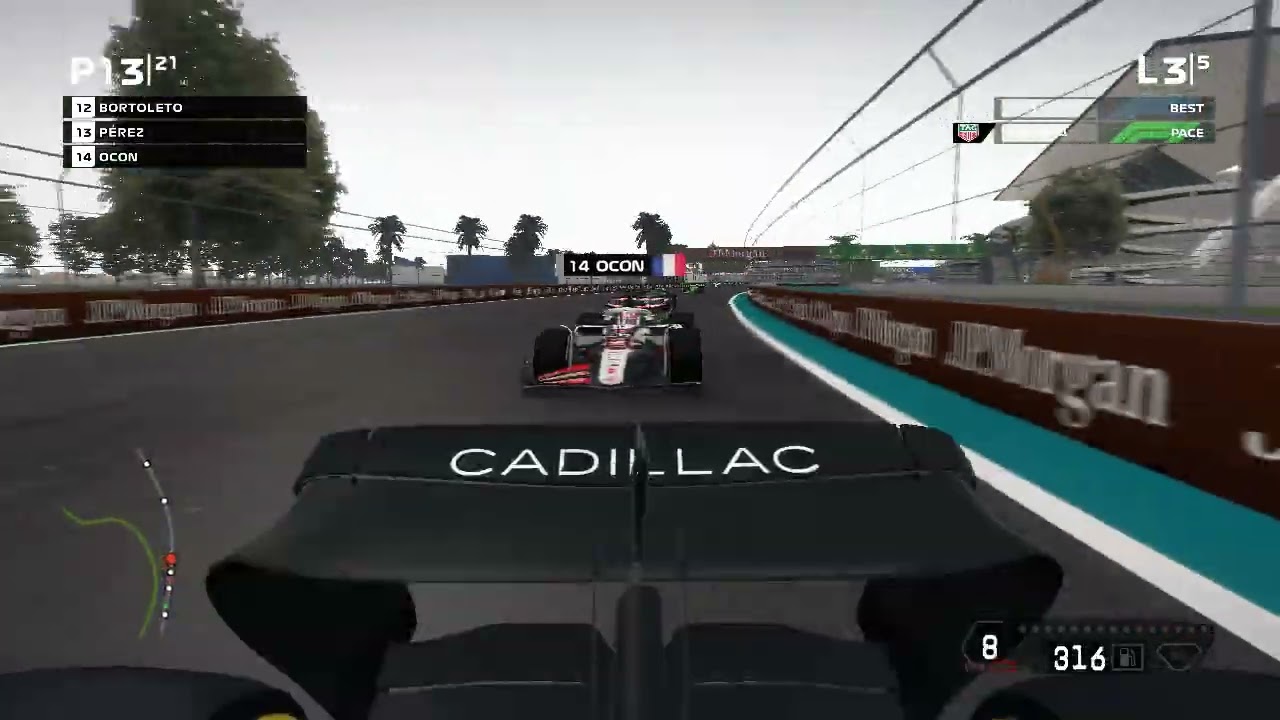 F1 2014 mod 2025 ALPHA - Miami test race (WIP)