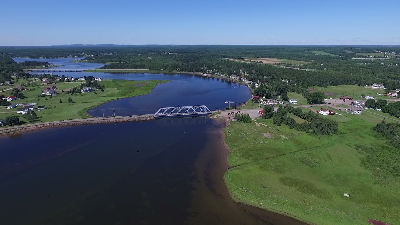 Shediac Bridge 4 k  Drone video