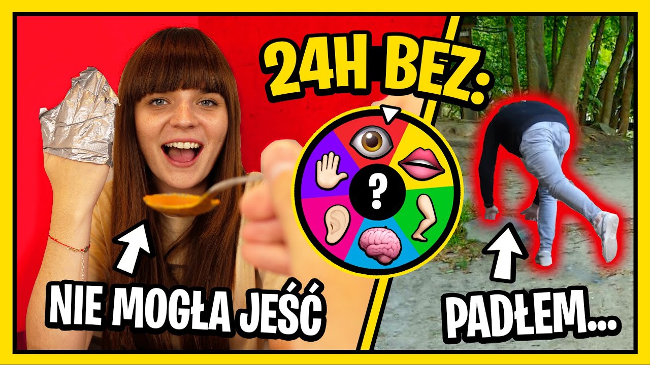 PRZEZ 24H NIE MOGLIŚMY UŻYWAĆ LOSOWEJ CZĘŚCI CIAŁA... ◉_◉ *bardzo zły pomysł*