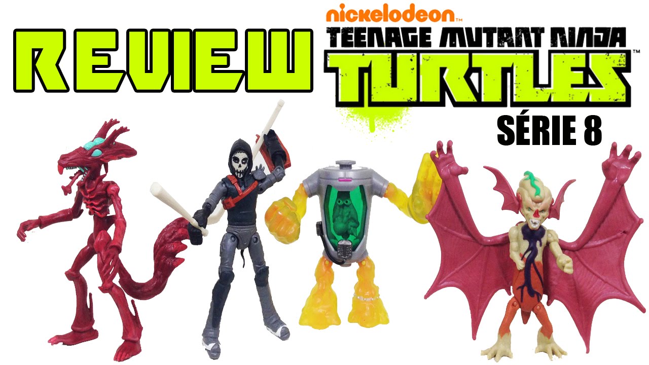 Review coleção das Tartarugas Ninja 2012 Nickelodeon - série 8