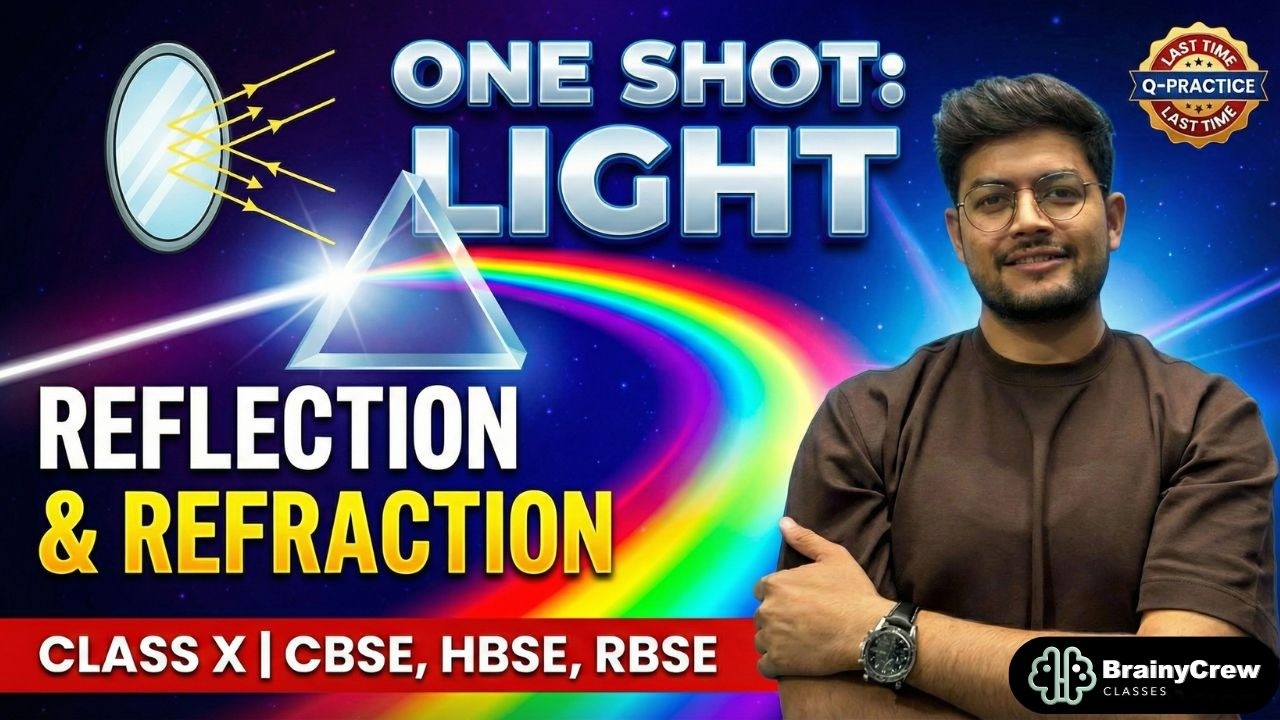 Light: Reflection & Refraction 💡 Top 50 PYQs & Expected Questions for 2026 Boards! 🎯 | Part-1