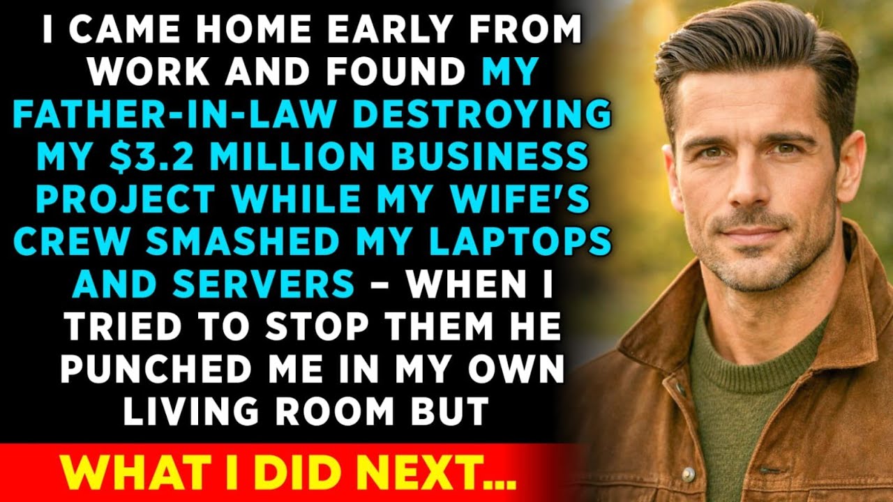 I Came Home Early And Found My WIFE And Father-In-Law Destroying My $3.2 Million Business Project..