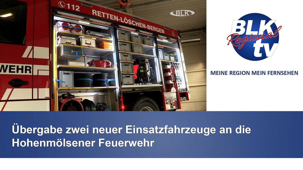 Übergabe zwei neuer Einsatzfahrzeuge an die Hohenmölsener Feuerwehr