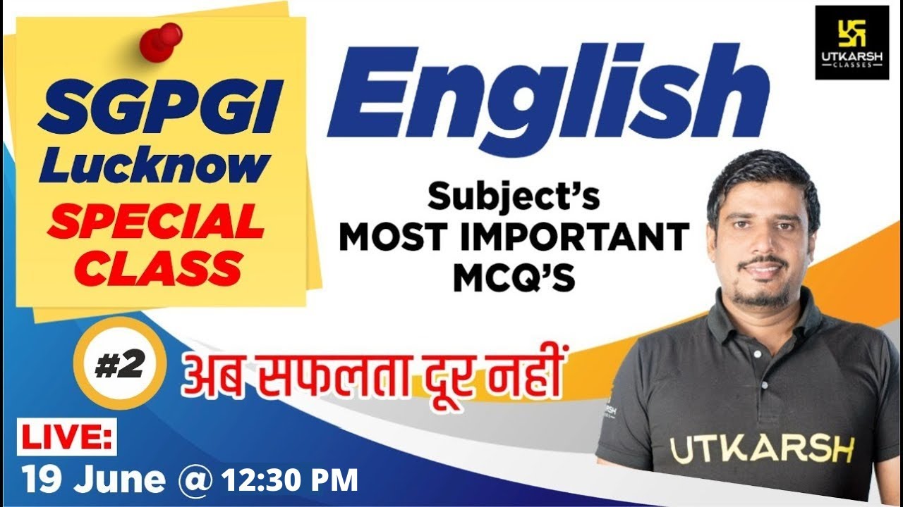 SGPGI ,Lucknow Staff Nurse 2022 | English #2 | Most Important Questions | By Lal Singh Kaviya Sir