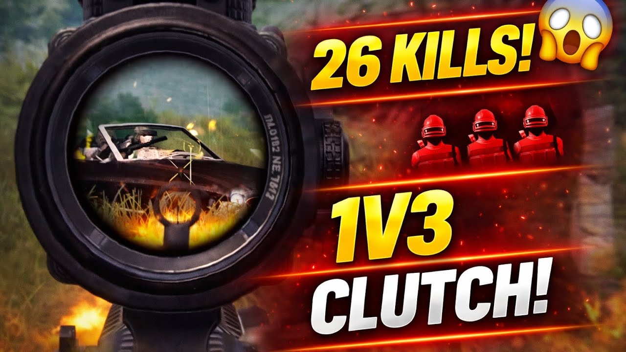 26 Kills Solo vs Squad Madness | PUBG Mobile #pubgmobile 