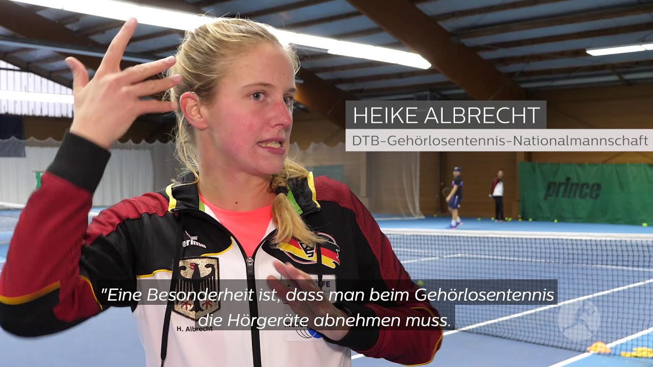 Das ist Gehörlosentennis!